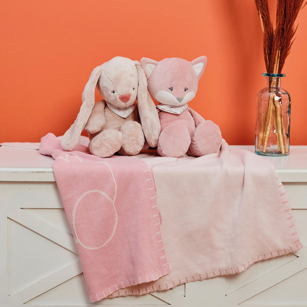 Nattou Cuddly Fox Alice 35 cm Old Pink