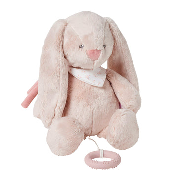 Nattou Musical Cuddly Rabbit Pomme 30 cm Powder Pink