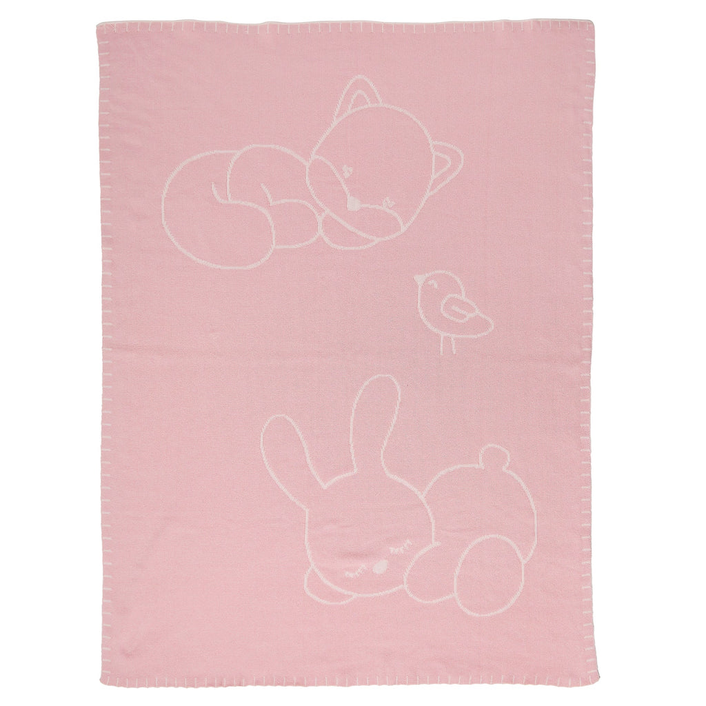 Nattou Baby Blanket  Alice and Pomme 100x75 cm Powder Pink