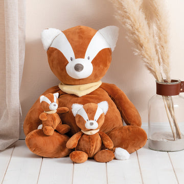 Cuddly Red Panda Boris and Jungo 5414673620055 Nattou