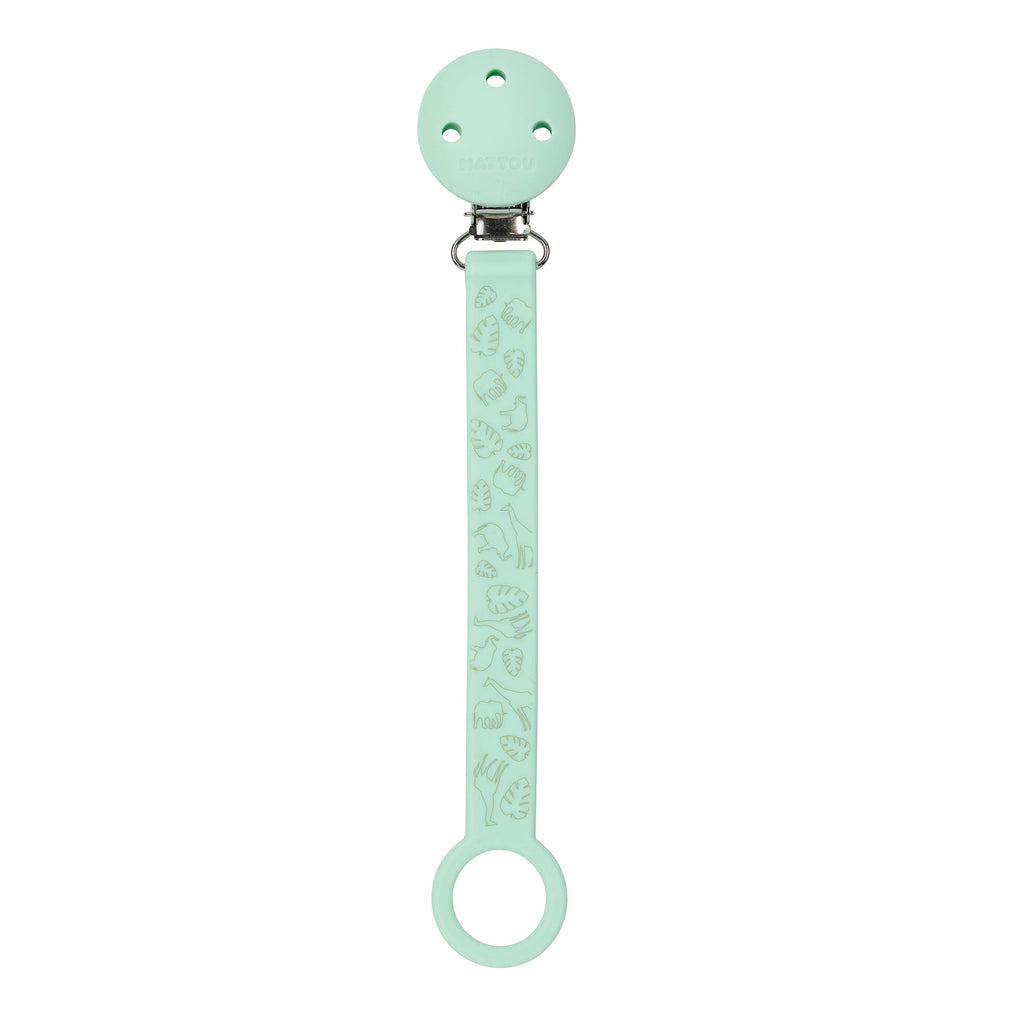 Nattou Pacifier Clip with Universal Holder Silicone