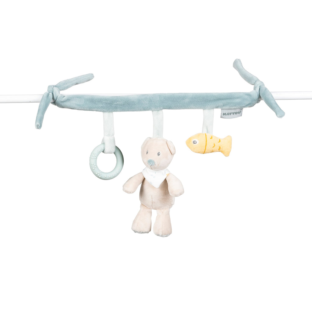 Nattou Hanging Toy  Romeo, Jules and Sally One Size cm Marble Green