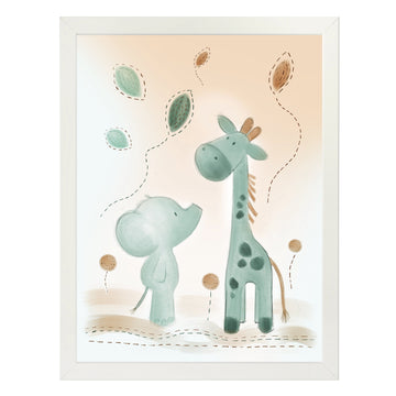 Poster with Frame Axel and Luna 5414673748520 Nattou