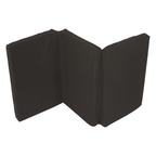 Travel mattress Microfiber Black – 120x60 cm – Foldable mattress – Baby accessory [EN]