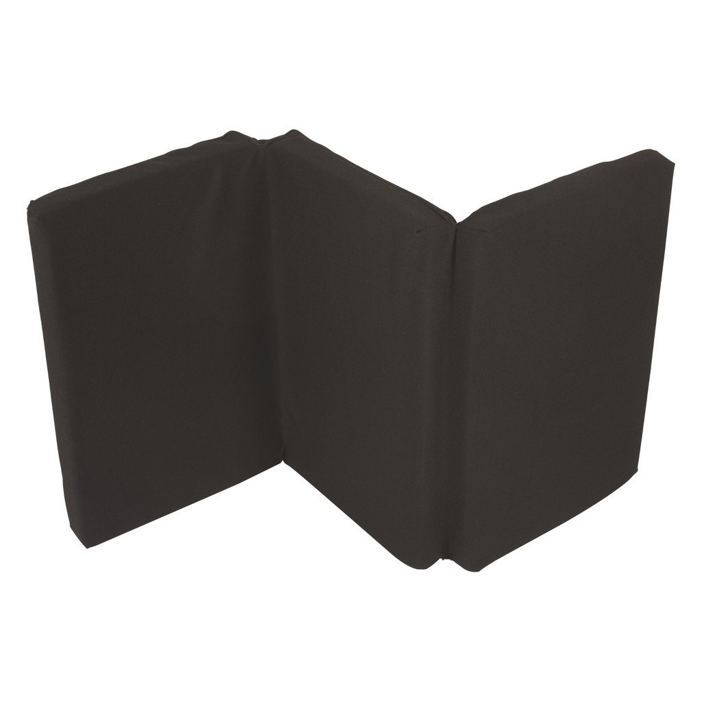 Travel mattress Microfiber Black – 120x60 cm – Foldable mattress – Baby accessory [EN]