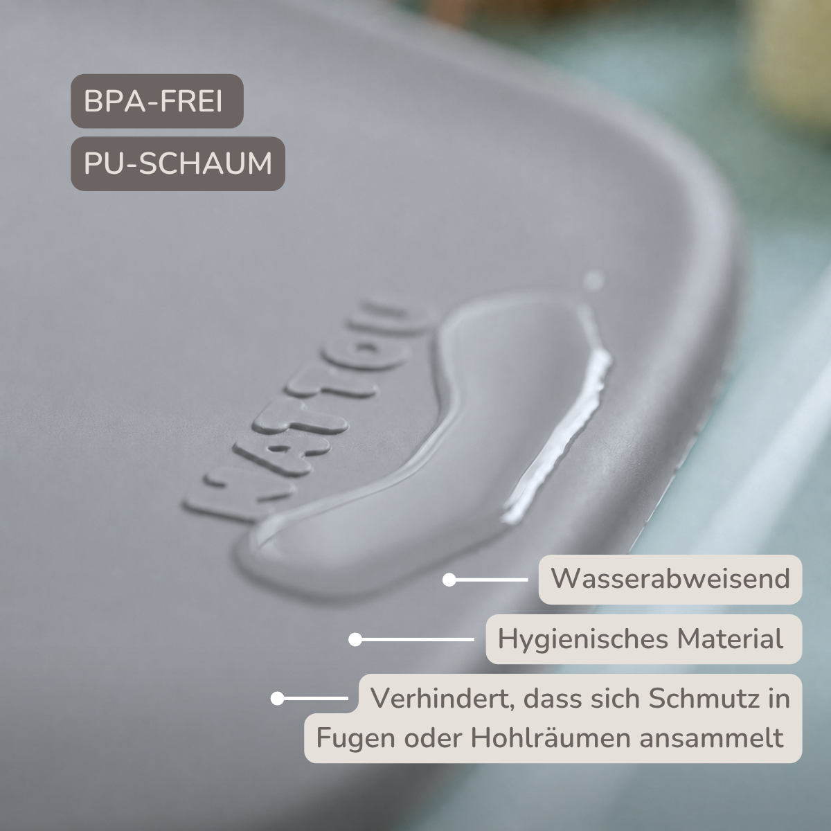Softy Changing Mat - Changing Pad 50x70 cm - Grey Changing Cushion [DE]