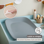 Softy Changing Mat - Changing Pad 50x70 cm - Grey Changing Cushion [DE]