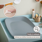 Softy Changing Mat - Changing Pad 50x70 cm - Grey Changing Cushion [FR]