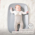 Softy Changing Mat - Changing Pad 50x70 cm - Grey Changing Cushion [FR]