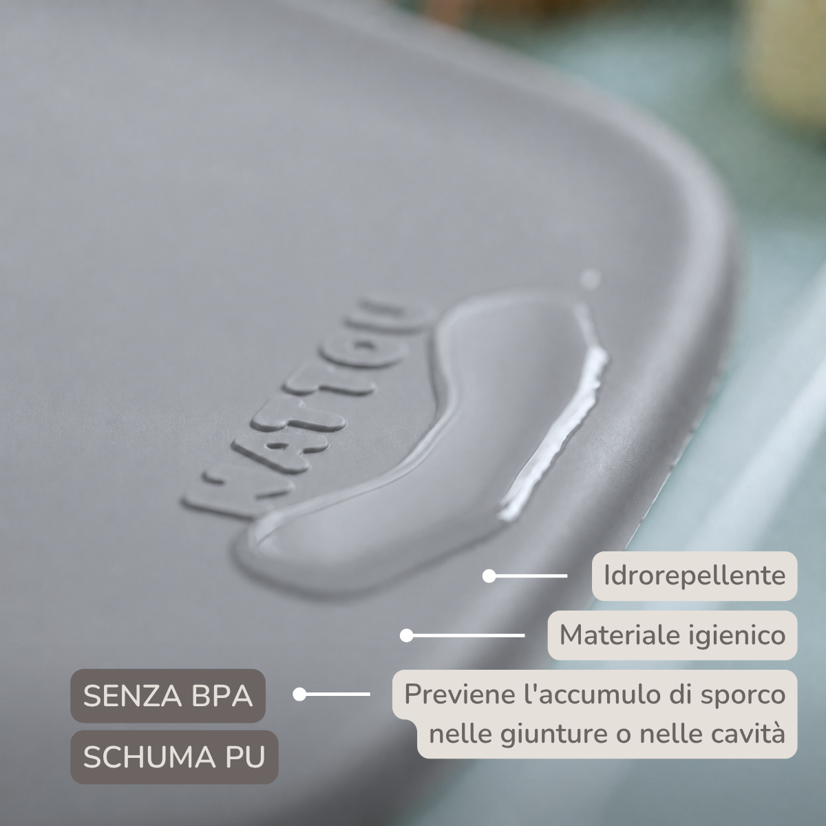 Softy Changing Mat - Changing Pad 50x70 cm - Grey Changing Cushion [IT]