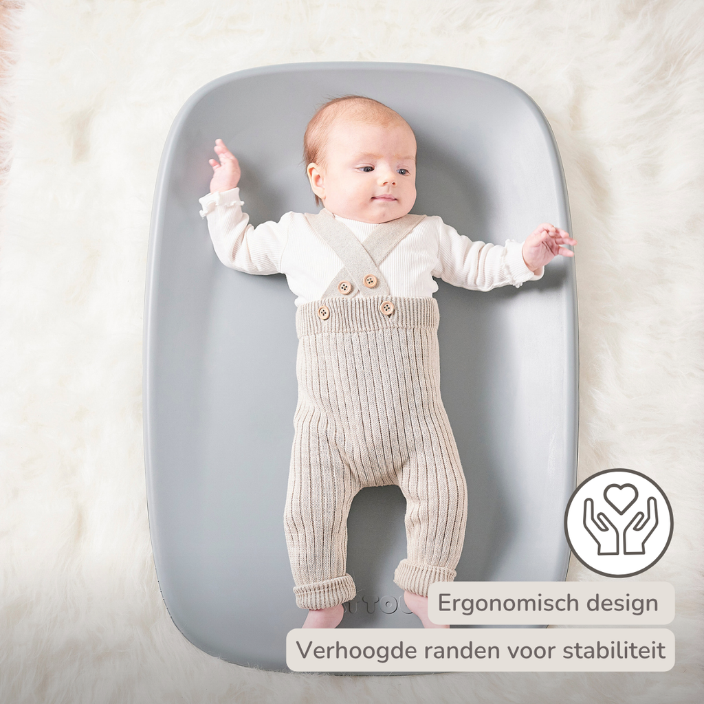 Softy Changing Mat - Changing Pad 50x70 cm - Grey Changing Cushion [NL]