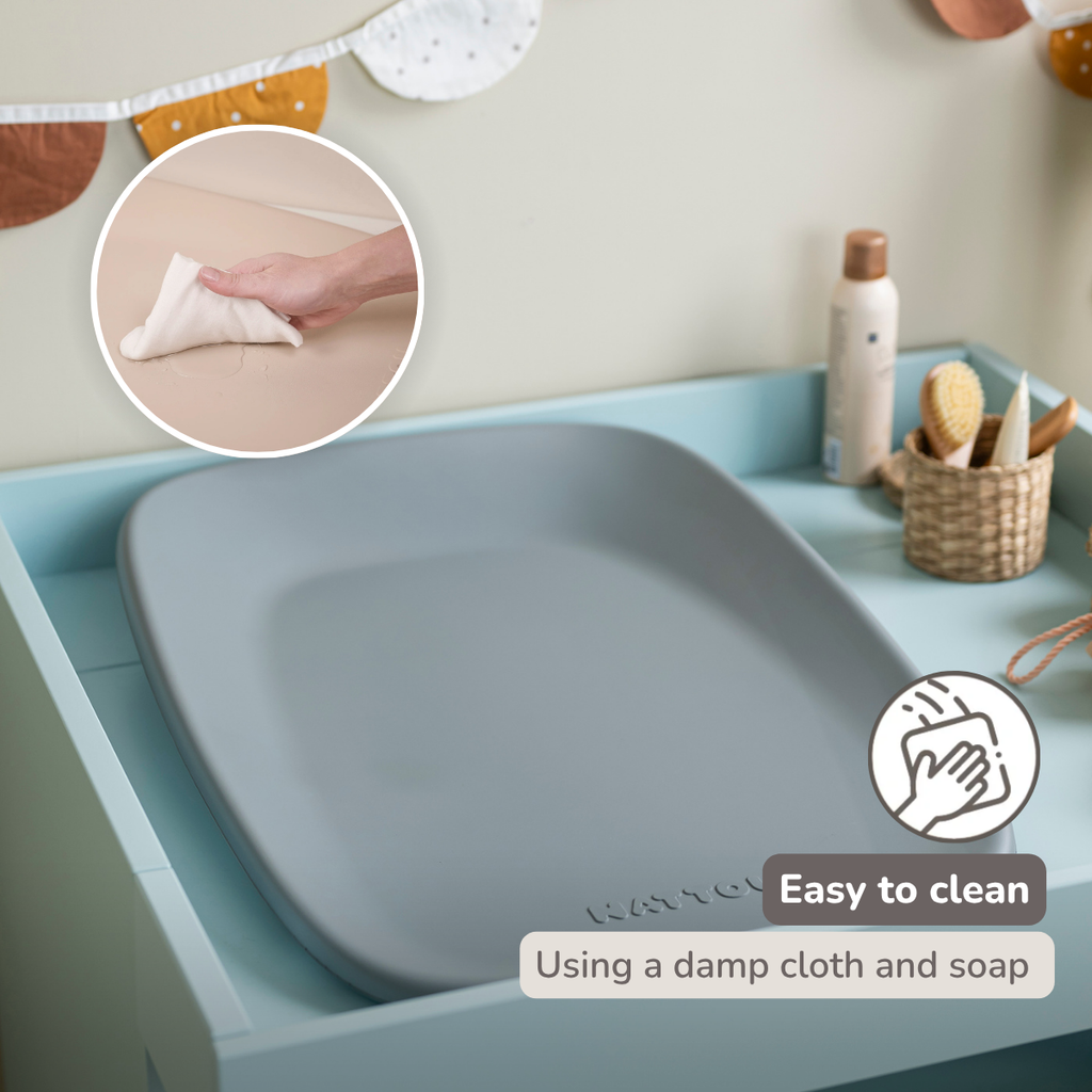 Softy Changing Mat - Changing Pad 50x70 cm - Grey Changing Cushion [EN]