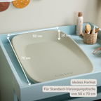 Softy Changing Mat - Changing Pad 50x70 cm - Green Changing Cushion [DE]