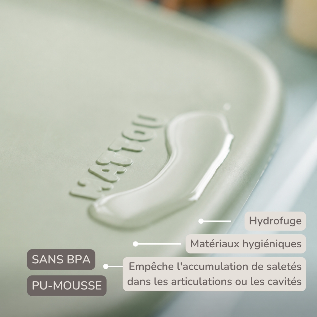Softy Changing Mat - Changing Pad 50x70 cm - Green Changing Cushion [FR]