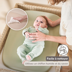 Softy Changing Mat - Changing Pad 50x70 cm - Green Changing Cushion [FR]