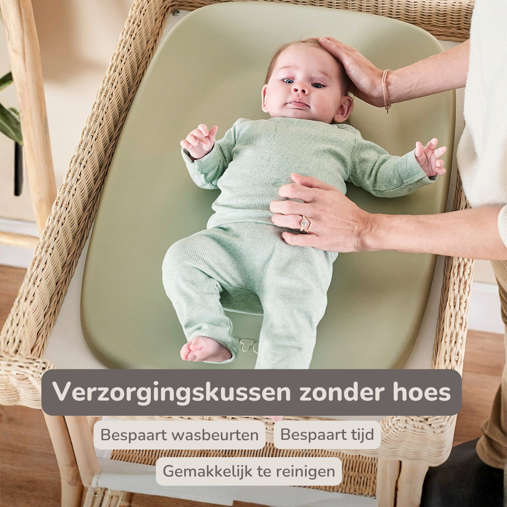 Softy Changing Mat - Changing Pad 50x70 cm - Green Changing Cushion [NL]