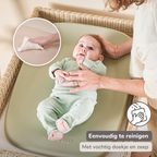 Softy Changing Mat - Changing Pad 50x70 cm - Green Changing Cushion [NL]