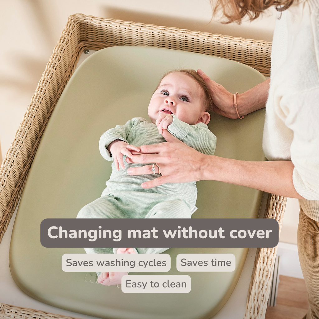 Softy Changing Mat - Changing Pad 50x70 cm - Green Changing Cushion [EN]