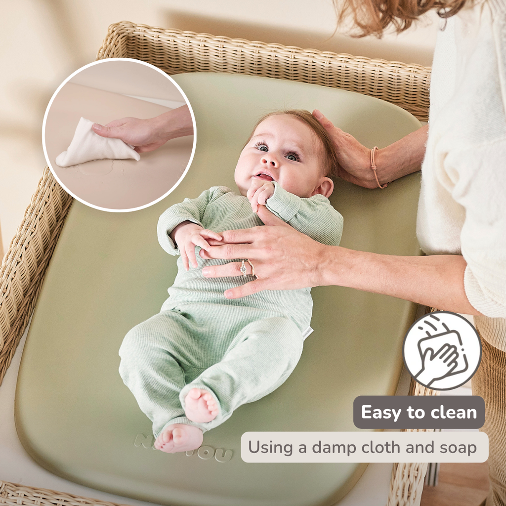 Softy Changing Mat - Changing Pad 50x70 cm - Green Changing Cushion [EN]