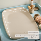 Softy Changing Mat - Changing Pad 50x70 cm - Changing Cushion Beige [NL]