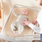 Softy Changing Mat - Changing Pad 50x70 cm - Changing Cushion Beige [NL]