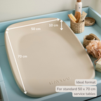 Softy Changing Mat - Changing Pad 50x70 cm - Changing Cushion Beige [EN]
