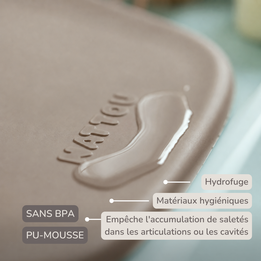Softy Changing Mat - Changing Pad 50x70 cm - Taupe Changing Cushion [FR]