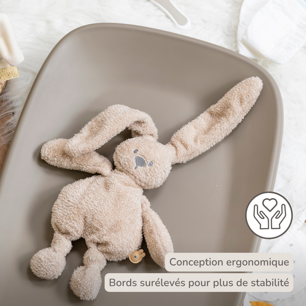Softy Changing Mat - Changing Pad 50x70 cm - Taupe Changing Cushion [FR]