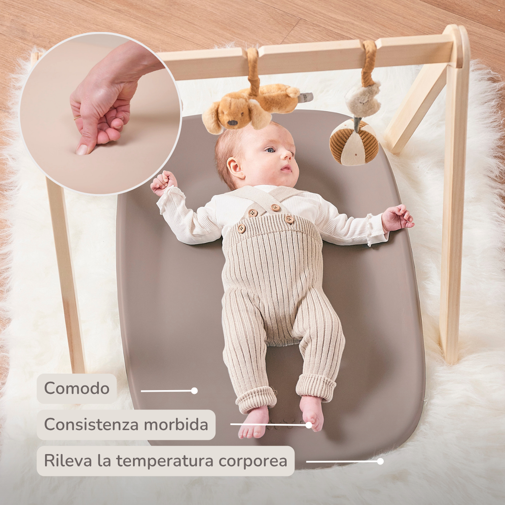 Softy Changing Mat - Changing Pad 50x70 cm - Taupe Changing Cushion [IT]