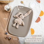 Softy Changing Mat - Changing Pad 50x70 cm - Taupe Changing Cushion [IT]