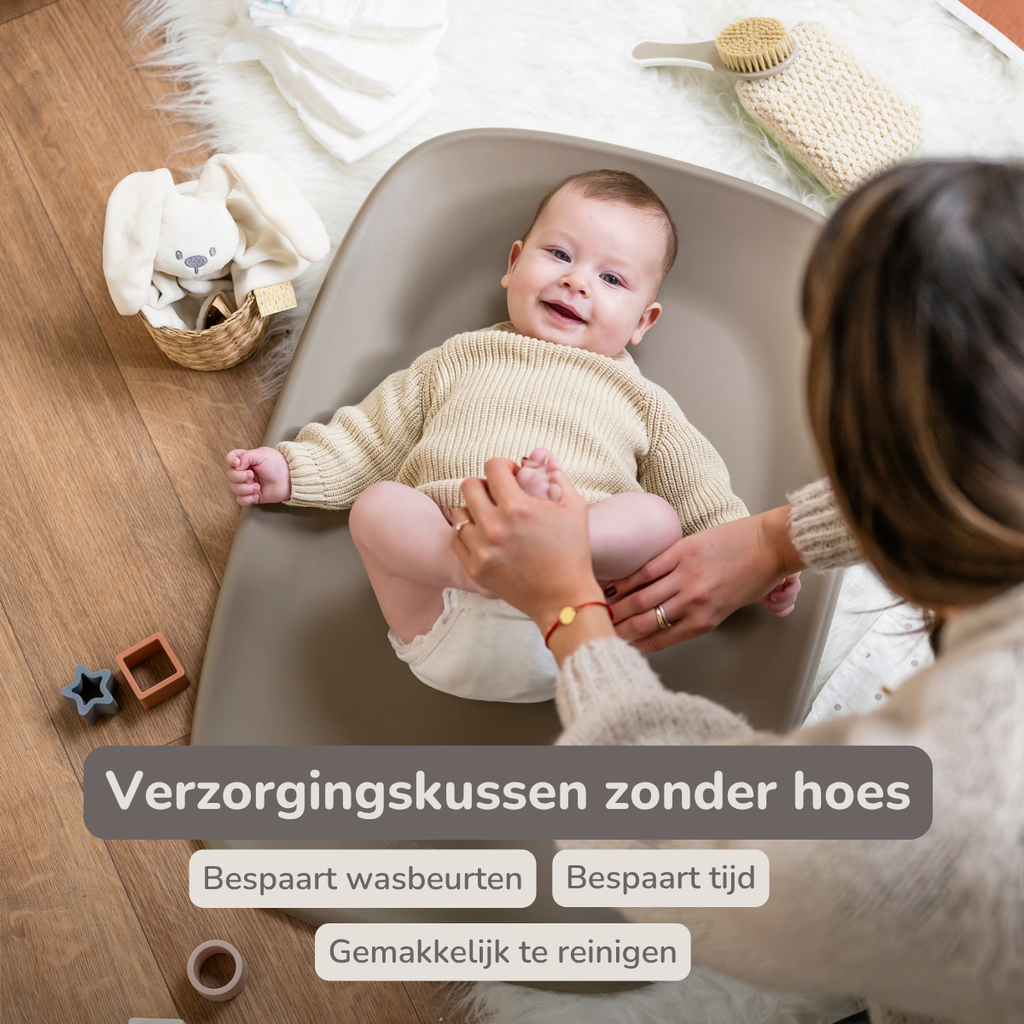 Softy Changing Mat - Changing Pad 50x70 cm - Taupe Changing Cushion [NL]