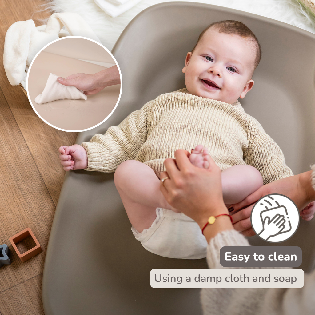 Softy Changing Mat - Changing Pad 50x70 cm - Taupe Changing Cushion [EN]