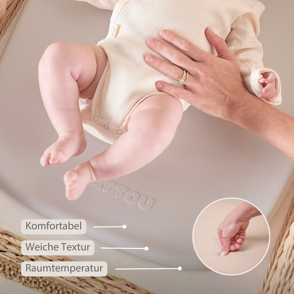 Softy Changing Mat - Changing Pad 50x70 cm - Clay Changing Pad [DE]