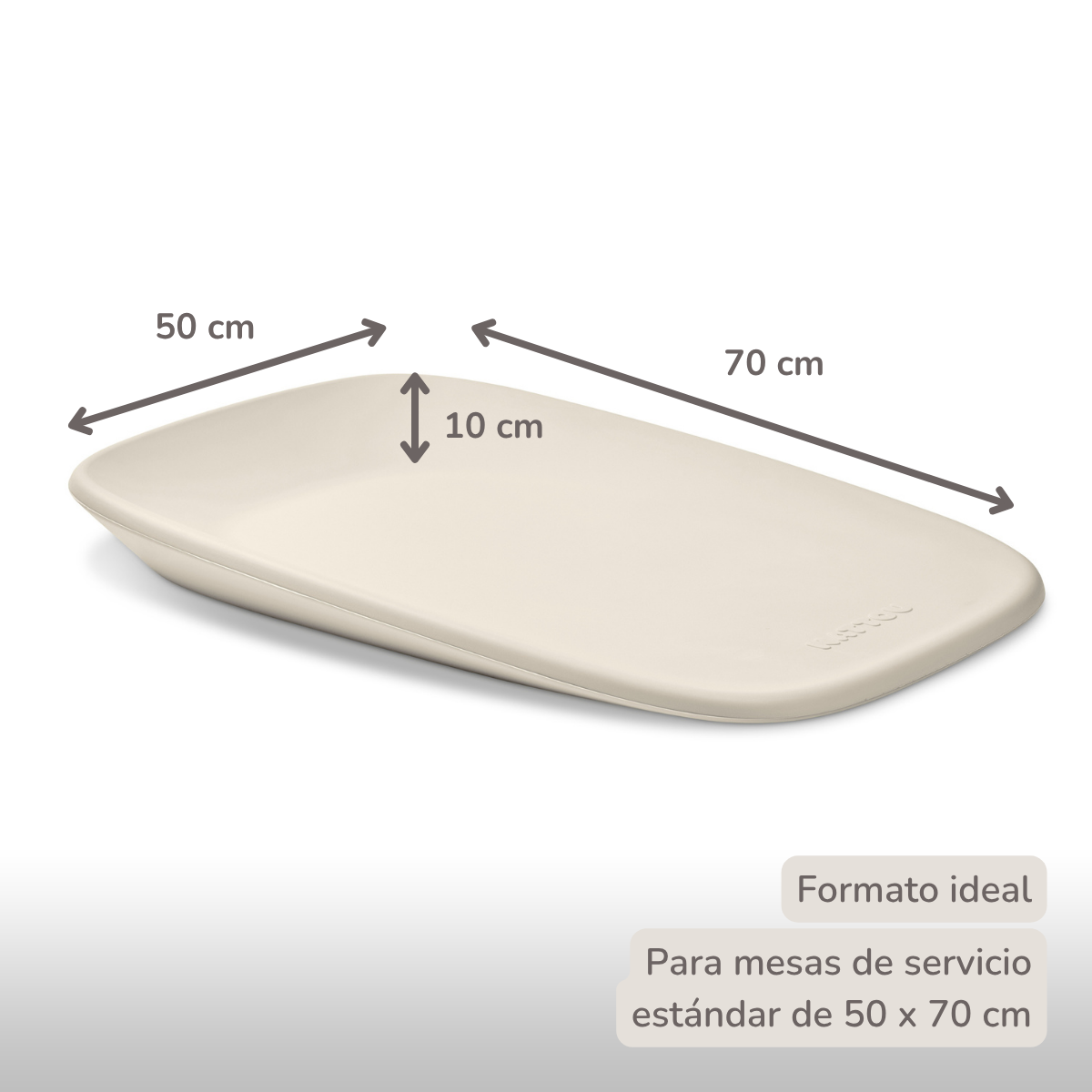 Softy Changing Mat - Changing Pad 50x70 cm - Clay Changing Pad [ES]