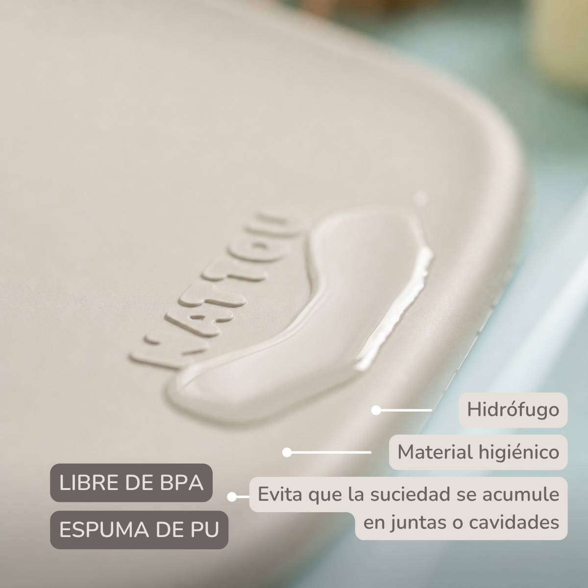 Softy Changing Mat - Changing Pad 50x70 cm - Clay Changing Pad [ES]