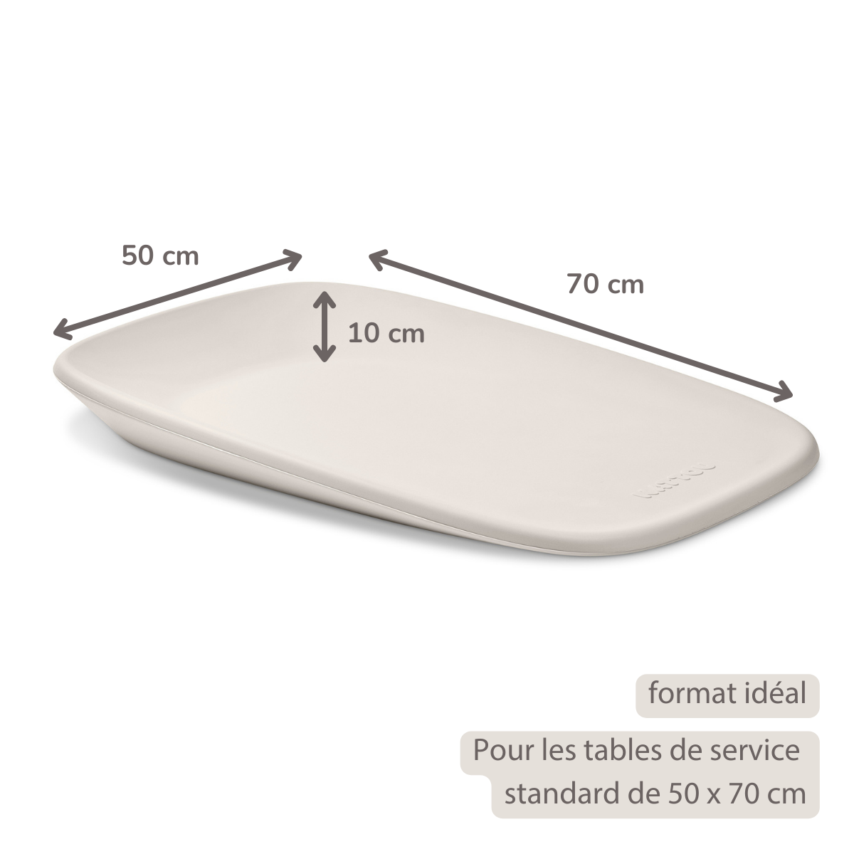 Softy Changing Mat - Changing Pad 50x70 cm - Clay Changing Pad [FR]