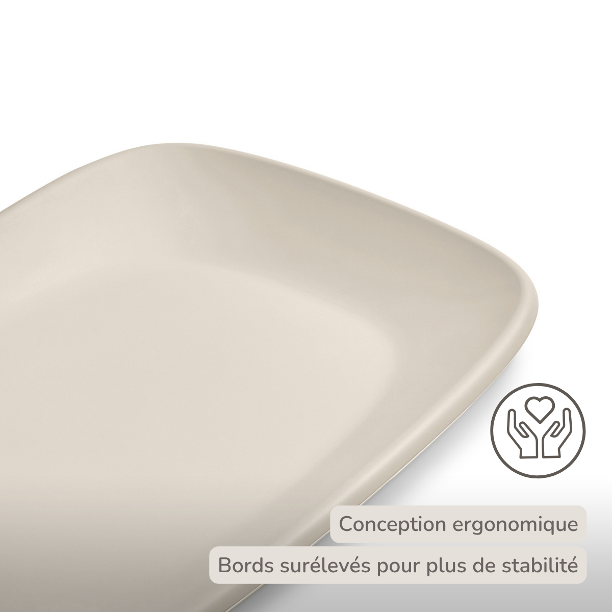 Softy Changing Mat - Changing Pad 50x70 cm - Clay Changing Pad [FR]