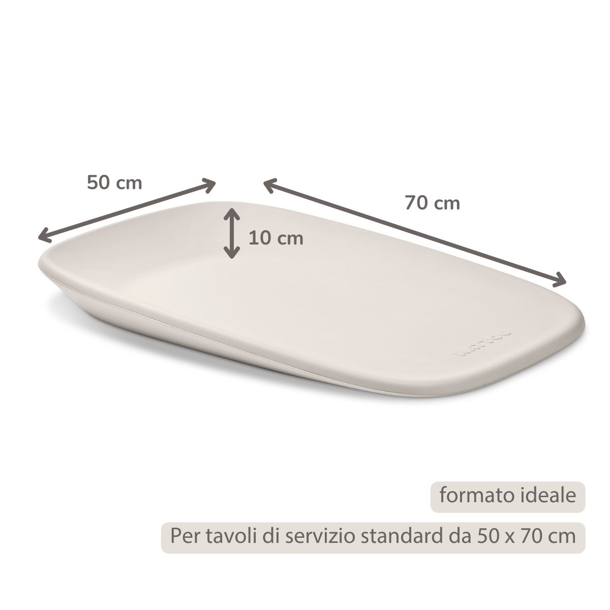 Care Nursing Cushion 70x50 cm – Changing pad – Baby accessory – Clay [IT]