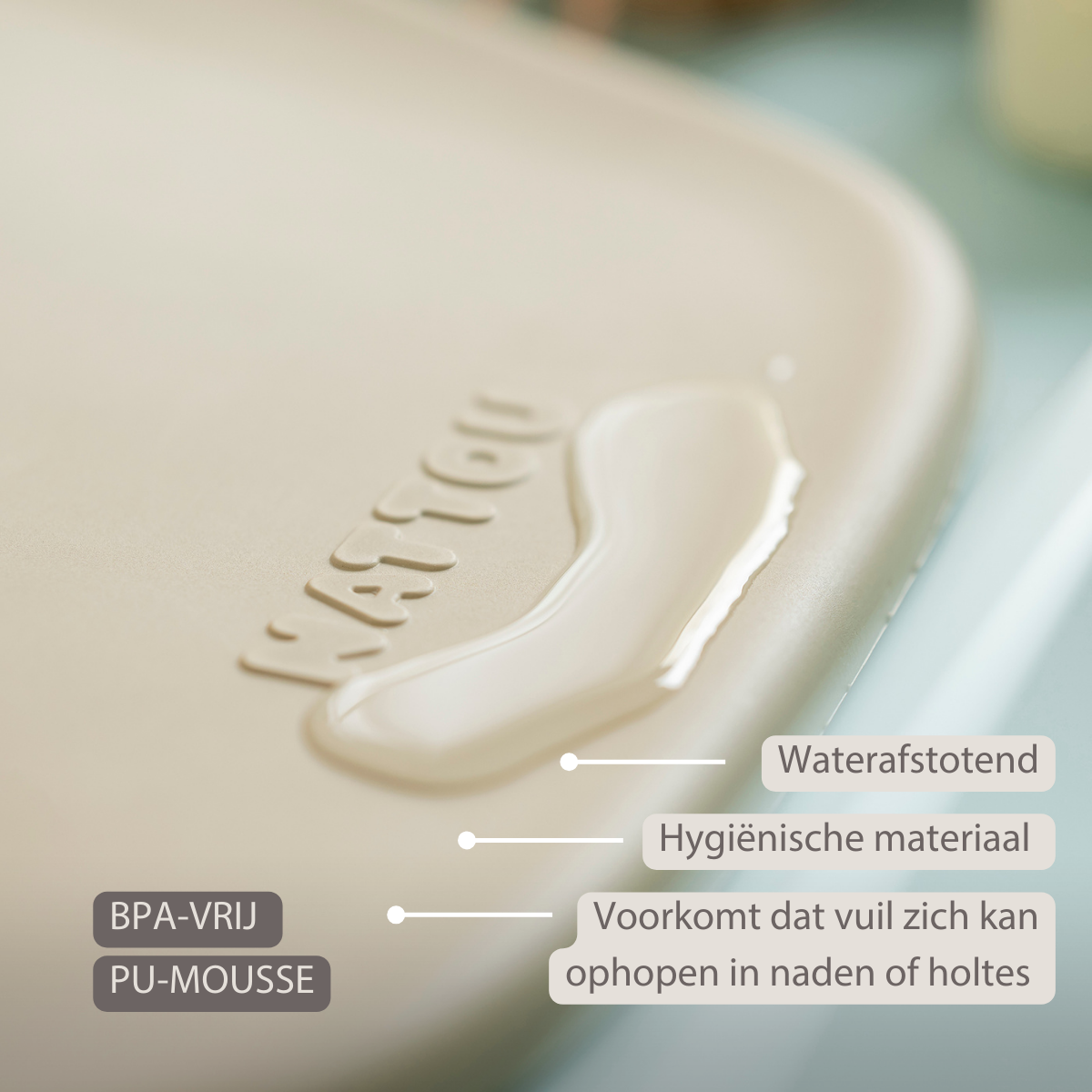 Care Nursing Cushion 70x50 cm – Changing pad – Baby accessory – Clay [NL]