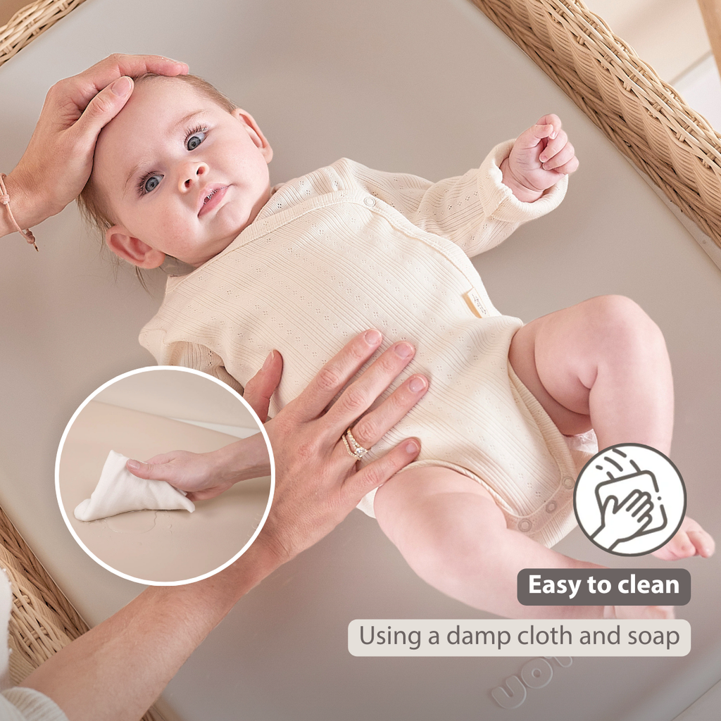 Care Nursing Cushion 70x50 cm – Changing pad – Baby accessory – Clay [EN]