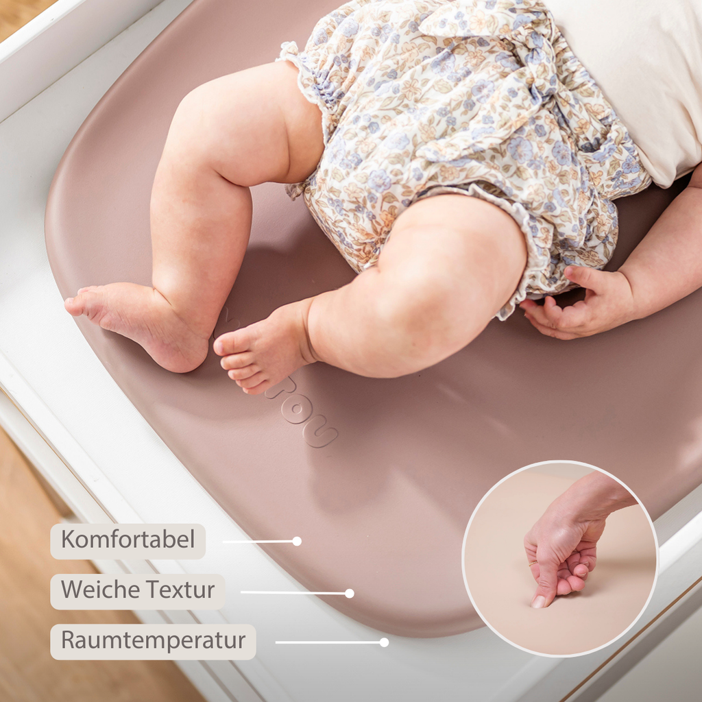 Care Nursing Cushion Old Pink 70x50 cm – Changing pad – Baby accessory [DE]