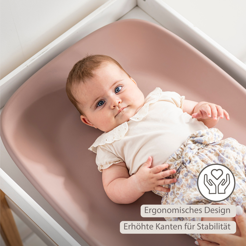 Care Nursing Cushion Old Pink 70x50 cm – Changing pad – Baby accessory [DE]