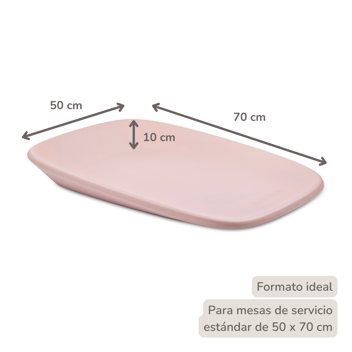 Softy Changing Mat - Changing Pad 50x70 cm - Changing Pad Old Pink [ES]