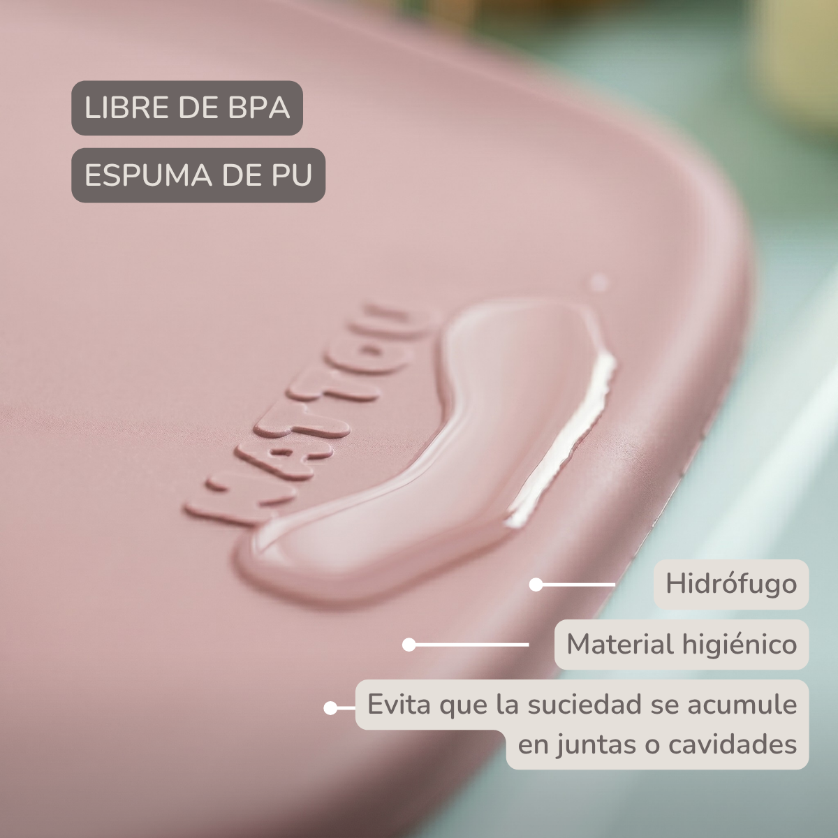 Softy Changing Mat - Changing Pad 50x70 cm - Changing Pad Old Pink [ES]
