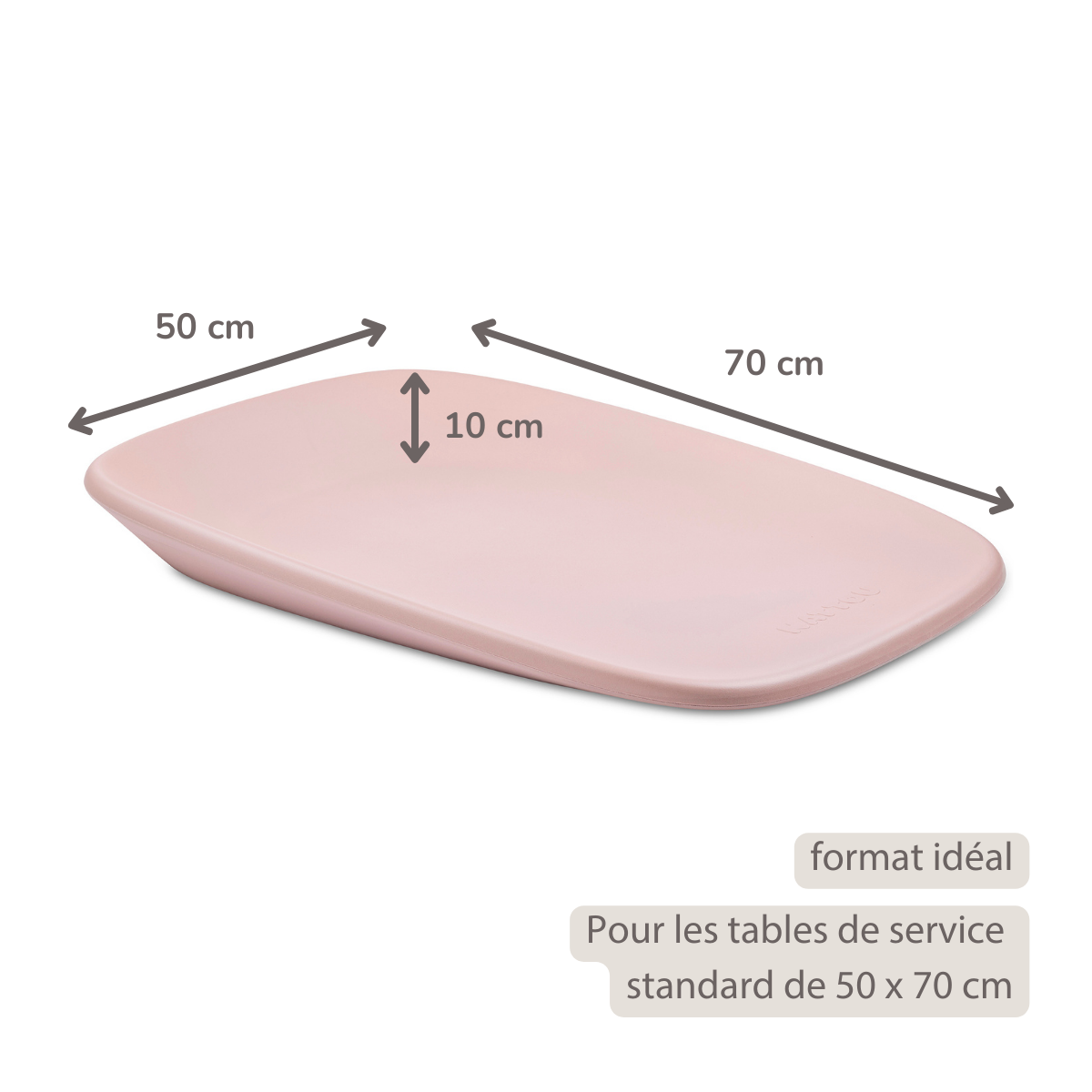 Care Nursing Cushion Old Pink 70x50 cm – Changing pad – Baby accessory [FR]