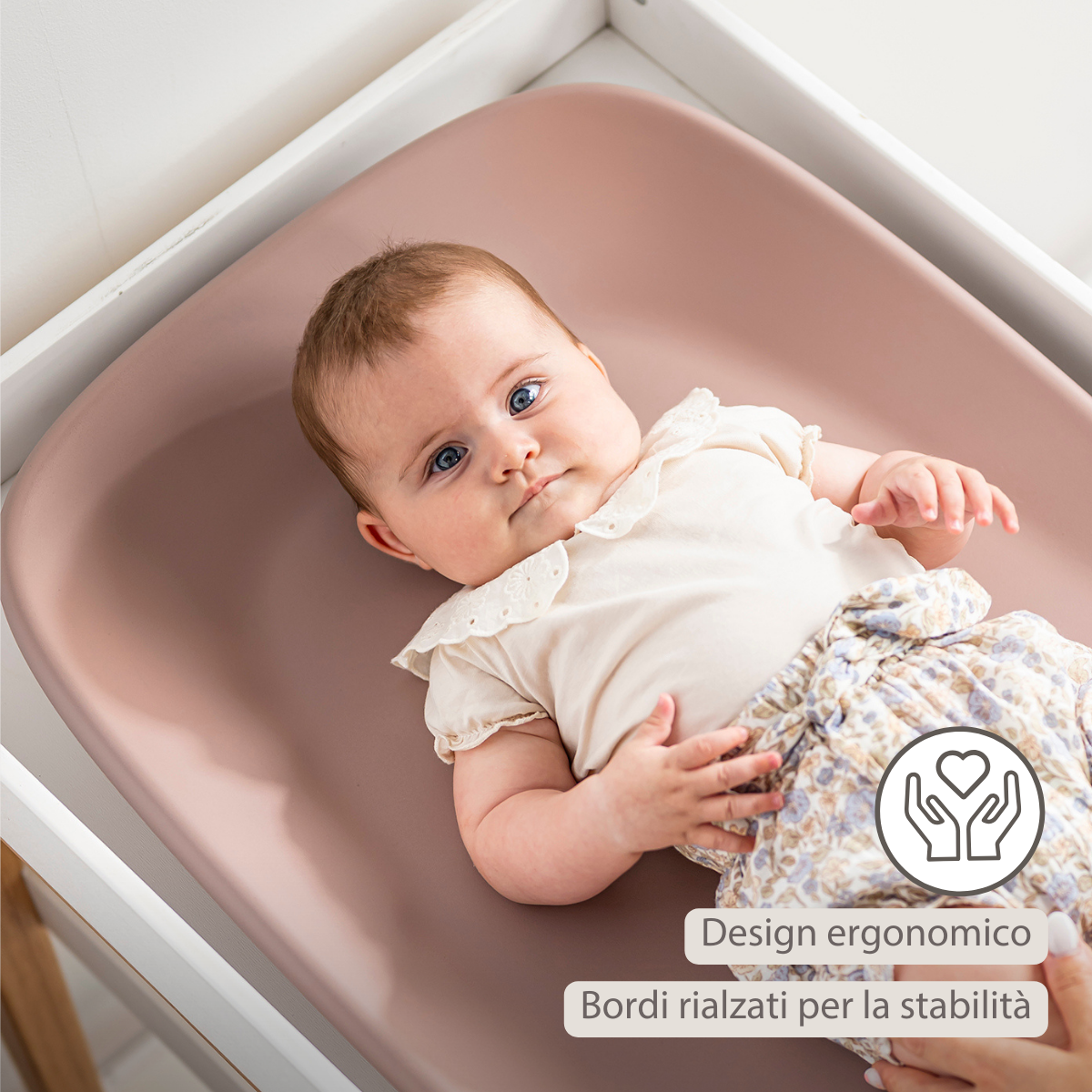 Care Nursing Cushion Old Pink 70x50 cm – Changing pad – Baby accessory [IT]