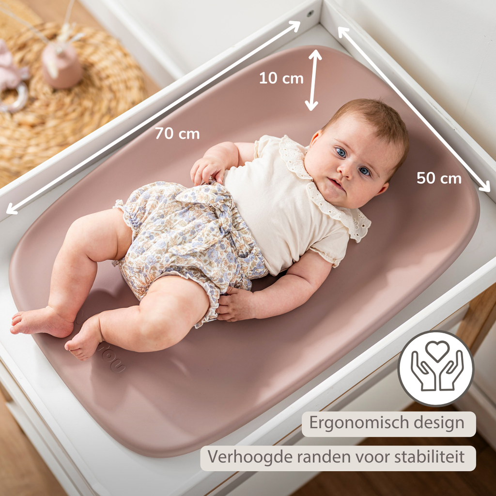 Care Nursing Cushion Old Pink 70x50 cm – Changing pad – Baby accessory [NL]