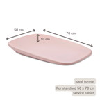 Softy Changing Mat - Changing Pad 50x70 cm - Changing Pad Old Pink [EN]