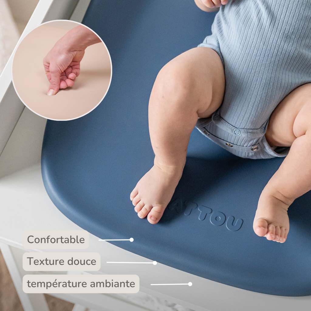 Softy Changing Mat - Changing Pad 50x70 cm - Night Blue Changing Pad [FR]