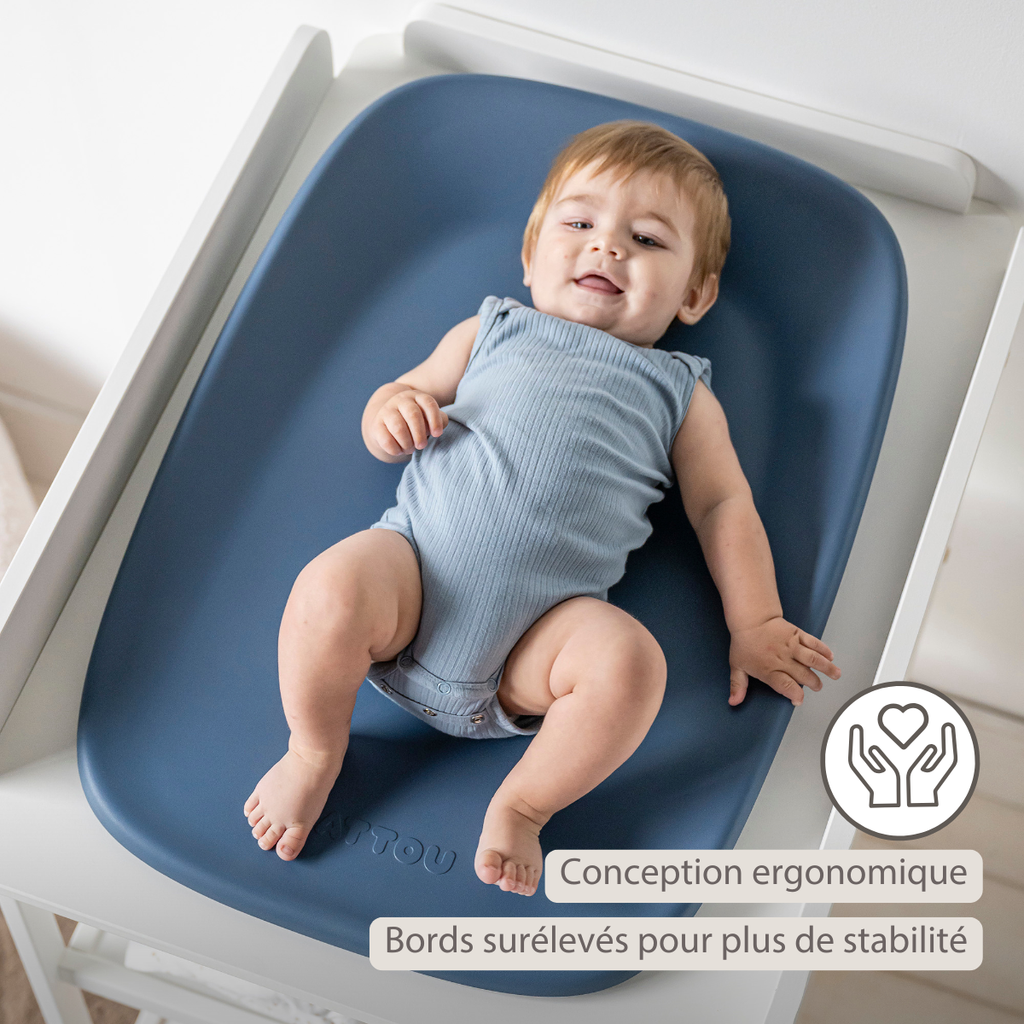 Care Nursing Cushion Midnight Blue 70x50 cm – Changing pad – Baby accessory [FR]
